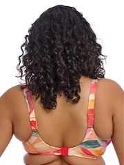 Elomi Orange Mango Sancho Beach Underwire Plunge Bikini Top - Image 3 of 5