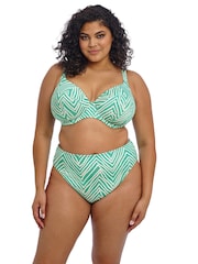 Elomi Black Fiji Falls Underwire Plunge Bikini Top - Image 5 of 6