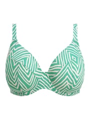 Elomi Black Fiji Falls Underwire Plunge Bikini Top - Image 6 of 6