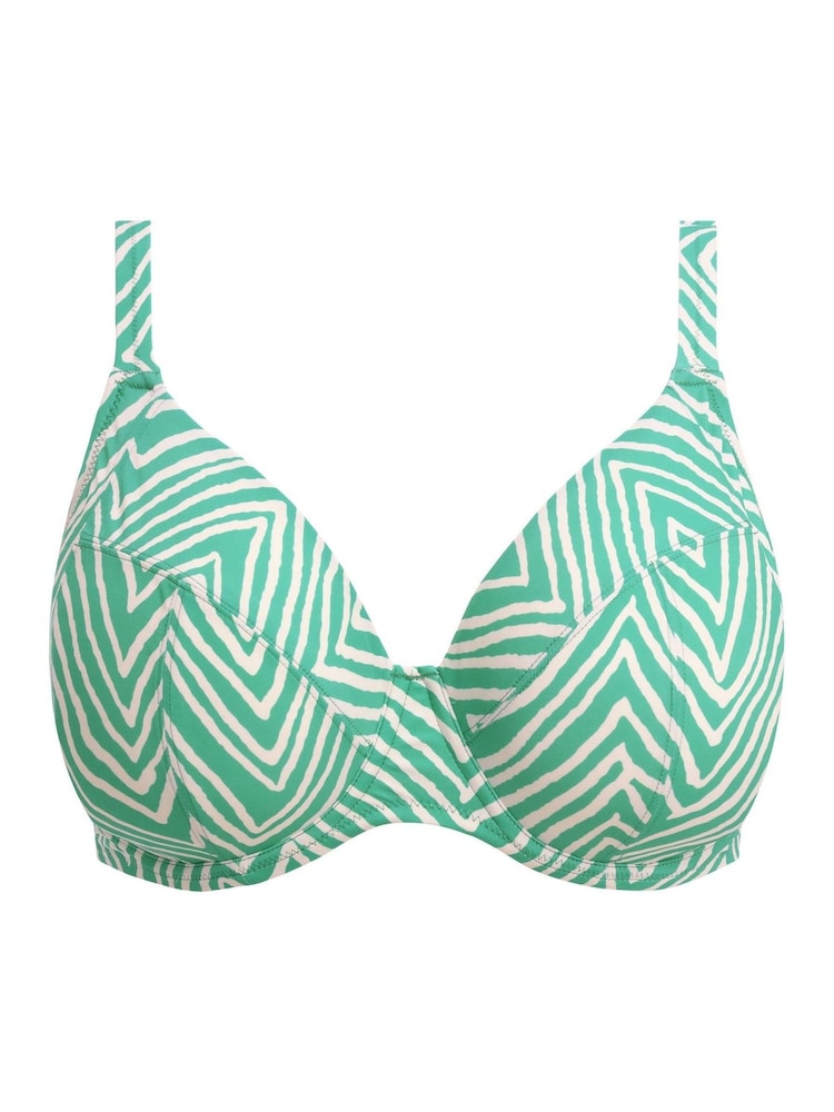 Elomi Black Fiji Falls Underwire Plunge Bikini Top - Image 6 of 6