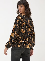 FatFace Black Wren Woodland Top - Image 2 of 5