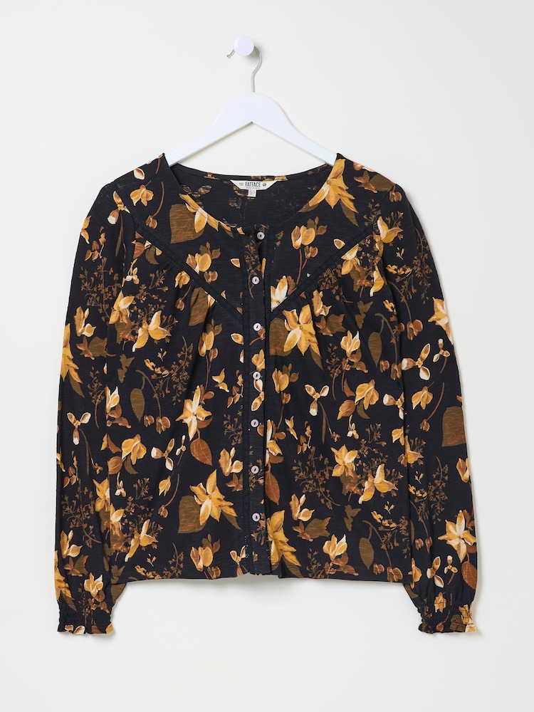 FatFace Black Wren Woodland Top - Image 5 of 5