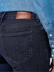 Wrangler Blue Black Denim Bootcut Jeans - Image 5 of 5