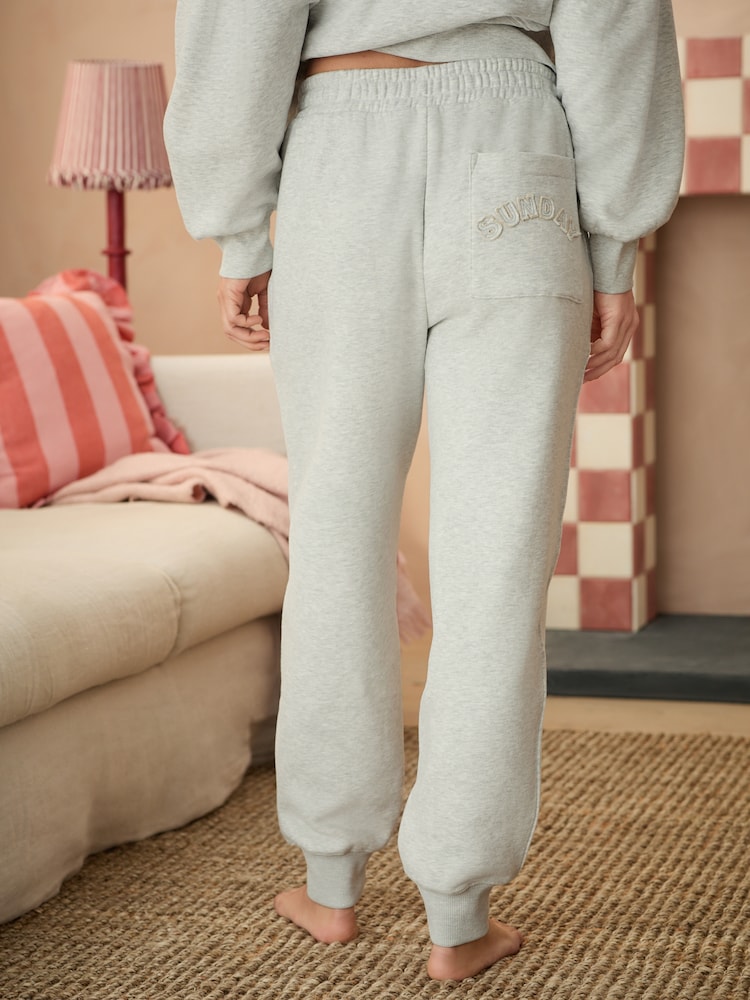 Bath & Body Works Grey Cuffed Joggers - Image 2 of 3