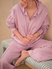 Bath & Body Works Pink Sweat Zip Hoodie - Image 4 of 8
