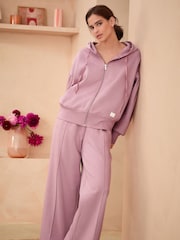 Bath & Body Works Pink Wide Leg Joggers - Image 1 of 7