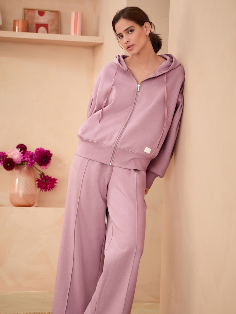 Bath & Body Works Pink Wide Leg Joggers - Image 1 of 7