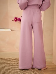 Bath & Body Works Pink Wide Leg Joggers - Image 3 of 7