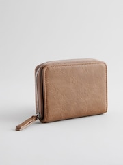 Tan Brown Print Mini Purse - Image 1 of 5