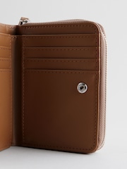 Tan Brown Print Mini Purse - Image 4 of 5