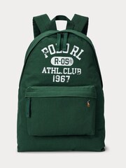 Grün - Polo Ralph Lauren Canvas Logo Graphic Backpack - Bild 1 von 6