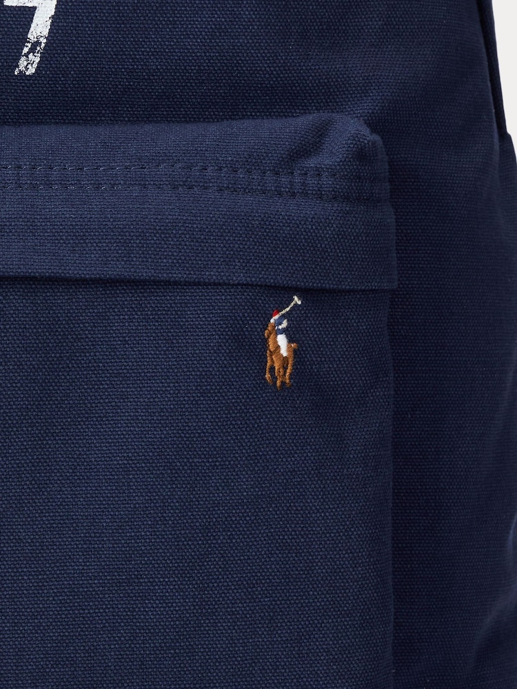 Polo Ralph Lauren Canvas Logo Graphic Backpack - Image 2 of 6