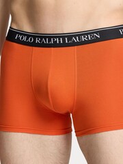 Оранжевый - Polo Ralph Lauren Stretch Cotton Boxers 3 Pack - Image 4 of 6