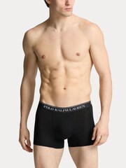 Оранжевый - Polo Ralph Lauren Stretch Cotton Boxers 3 Pack - Image 5 of 6