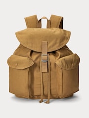 Polo Ralph Lauren Flap-Top Canvas Backpack - Image 1 of 5