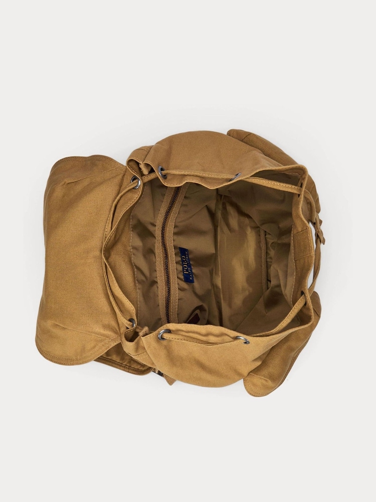 Polo Ralph Lauren Flap-Top Canvas Backpack - Image 5 of 5