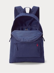 Polo Ralph Lauren Canvas 100% Cotton Pony Logo Backpack - Image 4 of 5