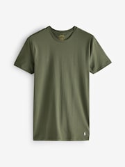 črna - Komplet 3 ozkih majic s kratkimi rokavi iz 100% bombaža Polo Ralph Lauren - Slika 2 iz 4