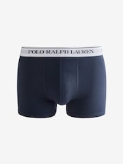 Polo Ralph Lauren Blue Classic Stretch Boxers 5 Pack - Image 6 of 6