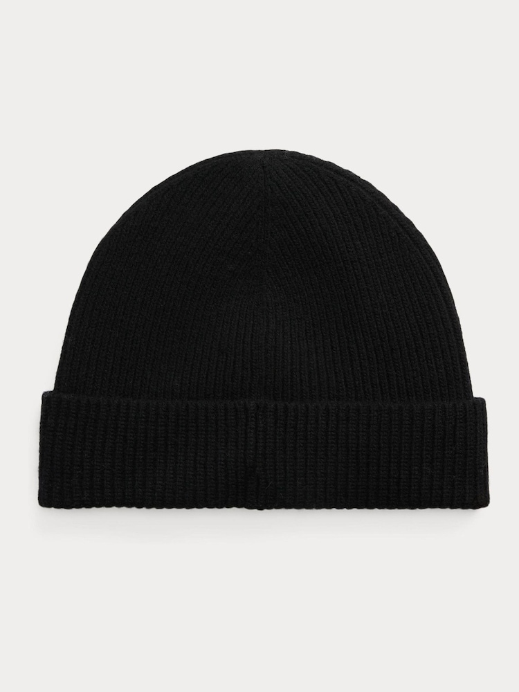 modra - Polo Ralph Lauren Volna Blend Signature čepica klobuki in kape; pokrivala - Slika 2 iz 2