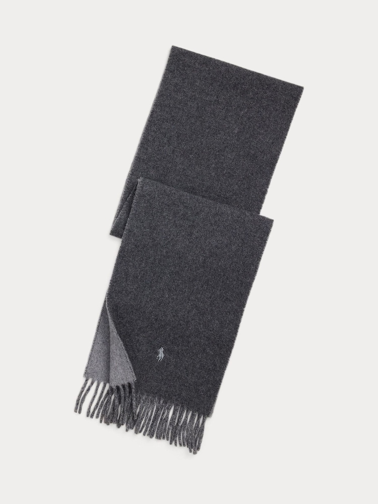 Polo Ralph Lauren Virgin Wool Blend Reversible Scarf - Image 1 of 4