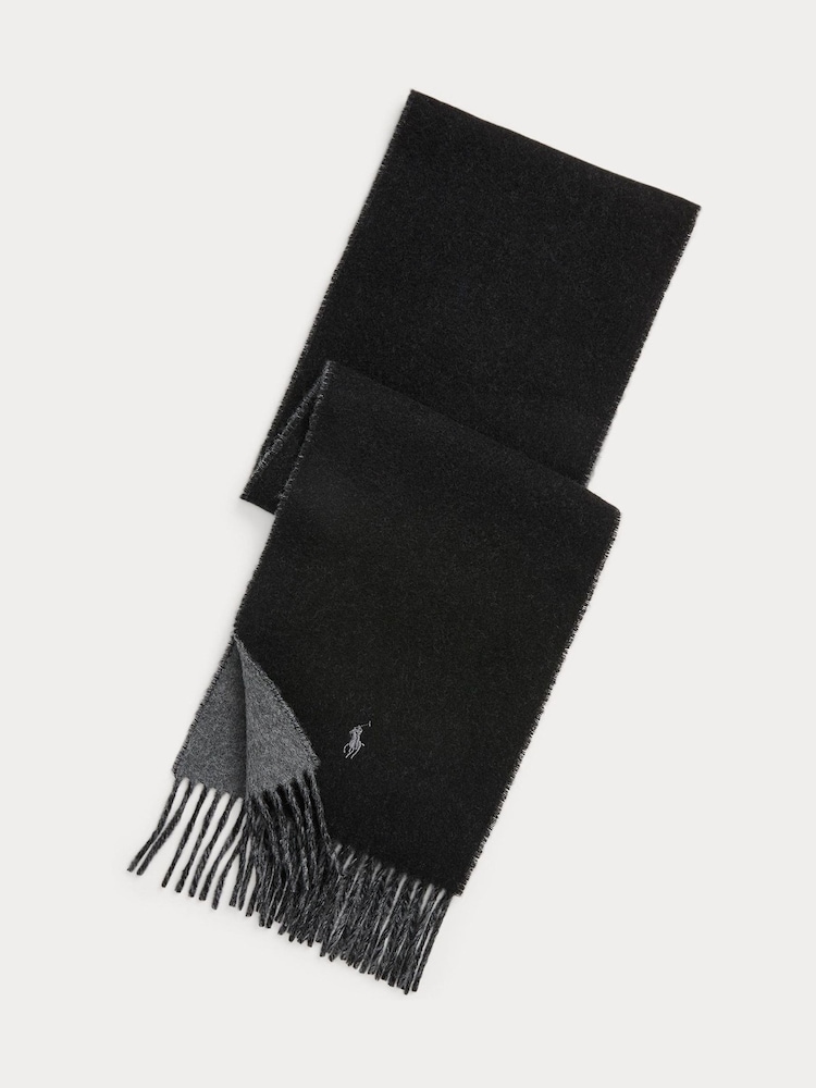 Polo Ralph Lauren Virgin Wool Blend Reversible Scarf - Image 1 of 2