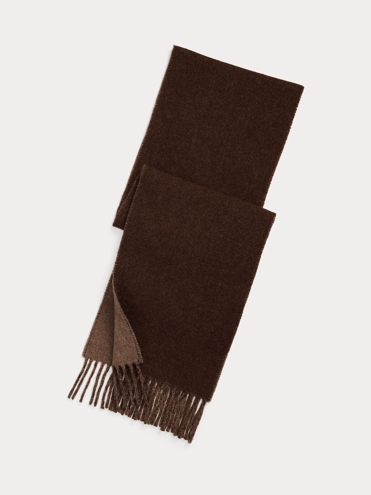 Polo Ralph Lauren Virgin Wool Blend Reversible Scarf - Image 1 of 4