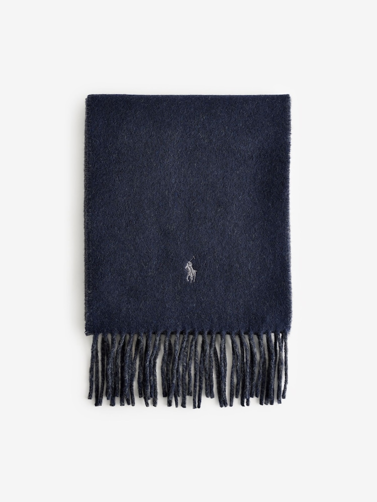 Polo Ralph Lauren Virgin Wool Blend Reversible Scarf - Image 2 of 4