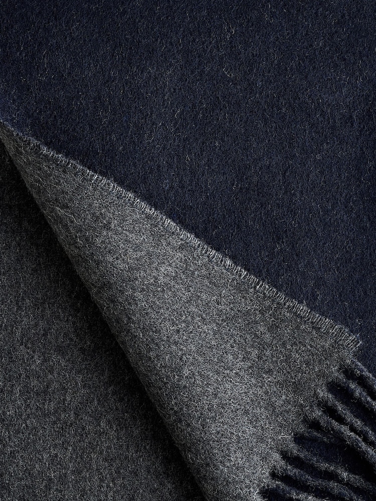 Polo Ralph Lauren Virgin Wool Blend Reversible Scarf - Image 4 of 4
