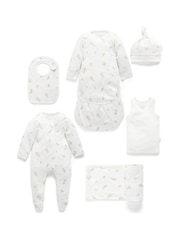 Purebaby White Newborn Essential Hospital Pack - Image 1 of 5