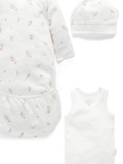 Purebaby White Newborn Essential Hospital Pack - Image 3 of 5