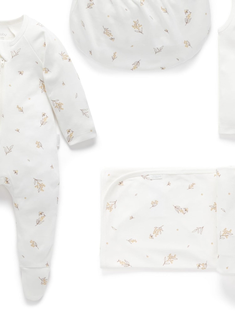 Purebaby White Newborn Essential Hospital Pack - Image 4 of 5