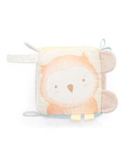 Purebaby Green Animal Character Sensory Cube 100% Cotton Toy - Image 4 of 4