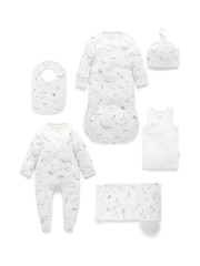 Weißes Chrom - Purebaby – Krankenhaus-Paket für Neugeborene mit allem Wesentlichen - Bild 1 von 5