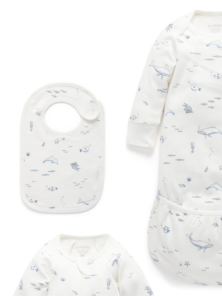 Weißes Chrom - Purebaby – Krankenhaus-Paket für Neugeborene mit allem Wesentlichen - Bild 2 von 5