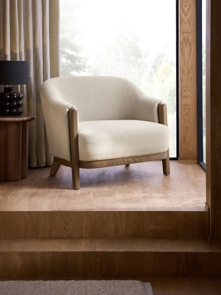 Natural Mix Light N. Premium Claude Accent Chair - Image 1 of 11
