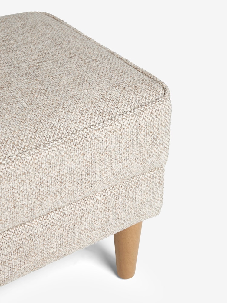 Chunky Weave Mid Natural Sherlock Storage Footstool - Image 7 of 7