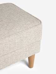 Chunky Weave Mid Natural Sherlock Storage Footstool - Image 9 of 11