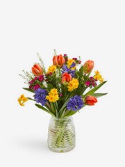 Bright Tulip and Narcissi Fresh Flower Letterbox Bouquet - Image 3 of 4