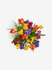 Bright Tulip and Narcissi Fresh Flower Letterbox Bouquet - Image 4 of 4