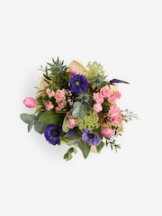 The Chateau by Angel Strawbridge Pink/Purple Mother's Day Spray Rose Tulip and Anemony Fresh Flower Bouquet in Gift Bag - Image 5 of 5