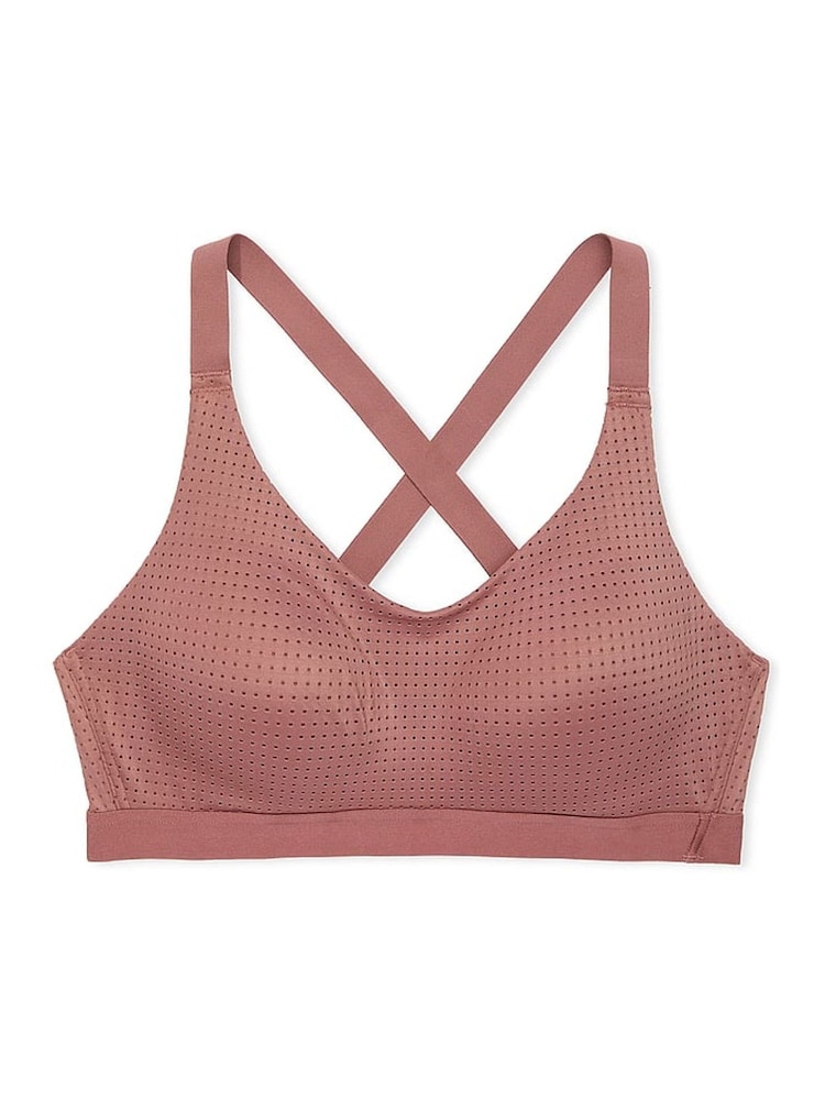 Victoria's Secret Vintage Rose Pink Lightweight Mesh Medium Support Sports Bra - Image 1 of 2