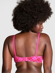 Victoria's Secret PINK Pink Rose Plaid Super Push Up Bra - Image 2 of 3
