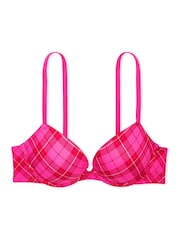 Victoria's Secret PINK Pink Rose Plaid Super Push Up Bra - Image 3 of 3