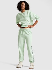 Victoria's Secret PINK Mint Aspen Green Cuffed Fleece Joggers - Image 1 of 3