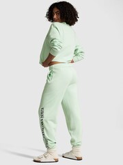 Victoria's Secret PINK Mint Aspen Green Cuffed Fleece Joggers - Image 2 of 3