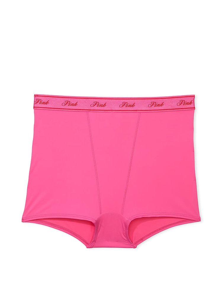 Victoria's Secret PINK Pink Rose High Waist Soft Stretch Logo Knickers - Image 3 of 3