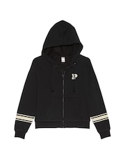 Victoria's Secret PINK Black Zip Up Hoodie - Image 3 of 3