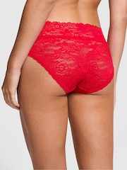 Rood - Victoria's Secret PINK Kanten slipje met bloemenprint - Image 2 of 3