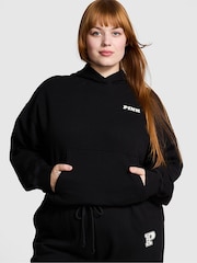 Victoria's Secret PINK Black Oversized Pullover Hoodie - Image 1 of 3
